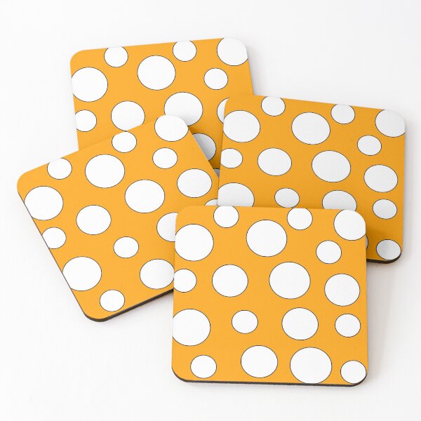 Item preview, Orange and White Polka Dots designed and sold by Ekari Blu.
