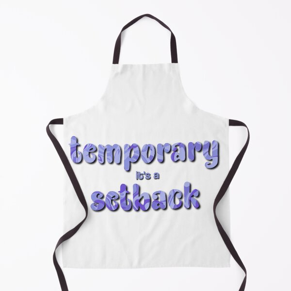 Item preview, it's a temporary setback | tiktok quote designed and sold by robinverheul.