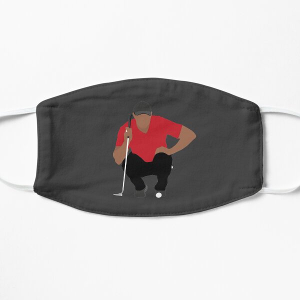Tiger Woods, Golf. Flat Mask