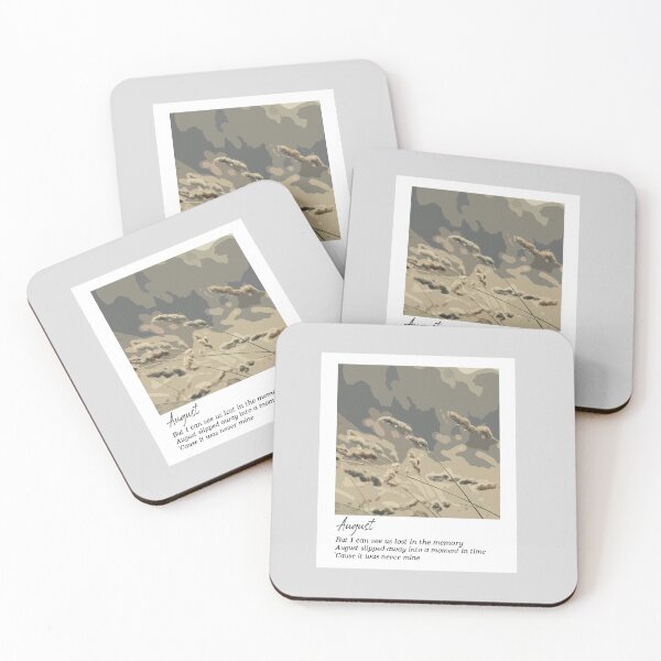 August - Taylor Swift Coasters (Set of 4)