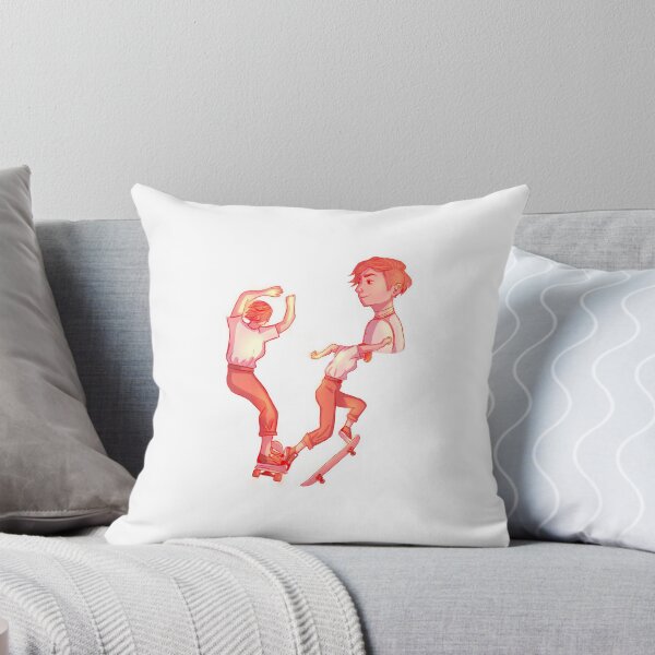 Item preview, skater girl poses in monochromatic red design designed and sold by Jenny Romeril.