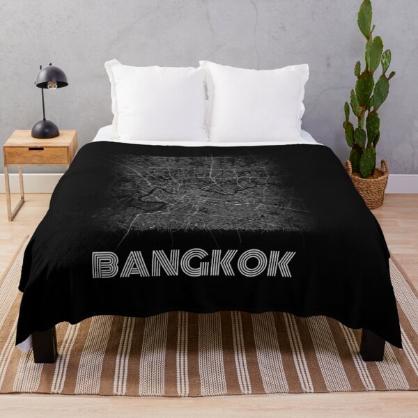 Item preview, bangkok city road map black and white artistic simple , complex designed and sold by rashadat.