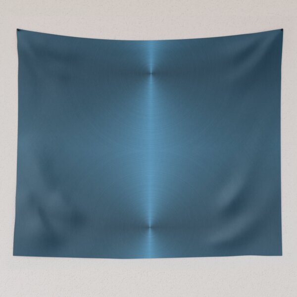 Item preview, Circular Blue Brushed Look-Alike Metal designed and sold by Sybille-Yates.