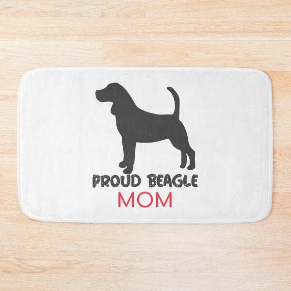 Item preview, Beagle Silhouette "Proud Beagle mom"- Funny gift for beagle moms designed and sold by TamGustam.