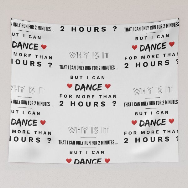 Item preview, Dance for more than 2 hours - Black designed and sold by 8-COUNT Co. Clothing.