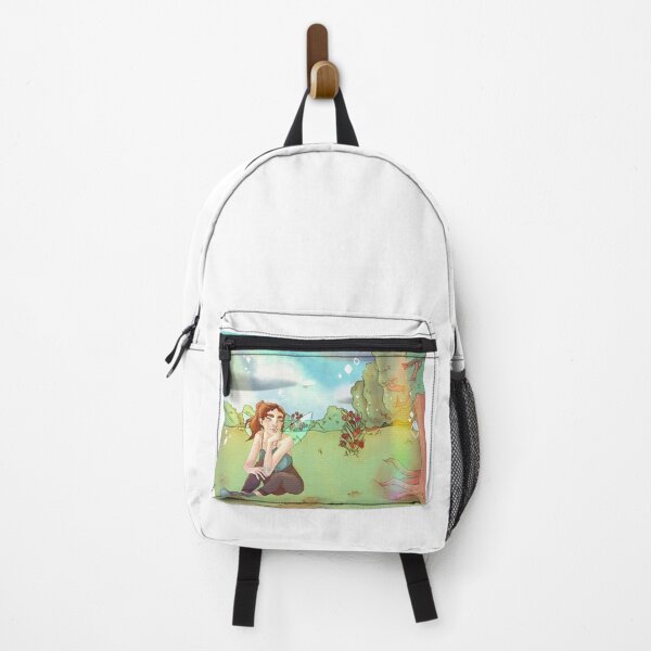 Item preview, fairy girl sat in a rose field surrounded by flowers and trees designed and sold by Jenny Romeril.