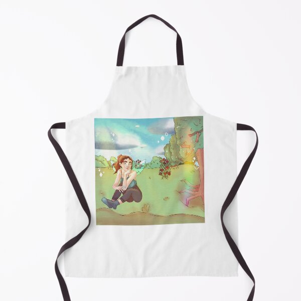 Item preview, fairy girl sat in a rose field surrounded by flowers and trees designed and sold by Jenny Romeril.