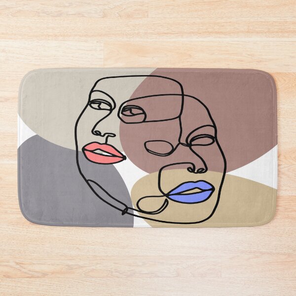 Item preview, Two-faced Abstract on a multi colored background. decorating, interiors designed and sold by jayne0524.