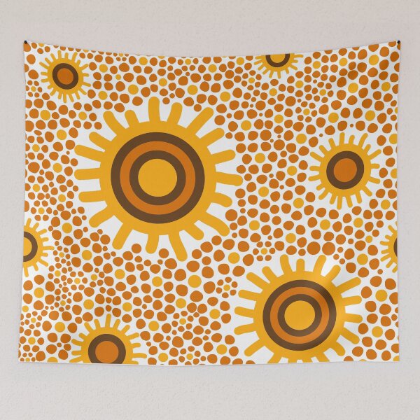 Item preview, Australian Aboriginal Pattern Flower Bloom designed and sold by GroveDesigns.