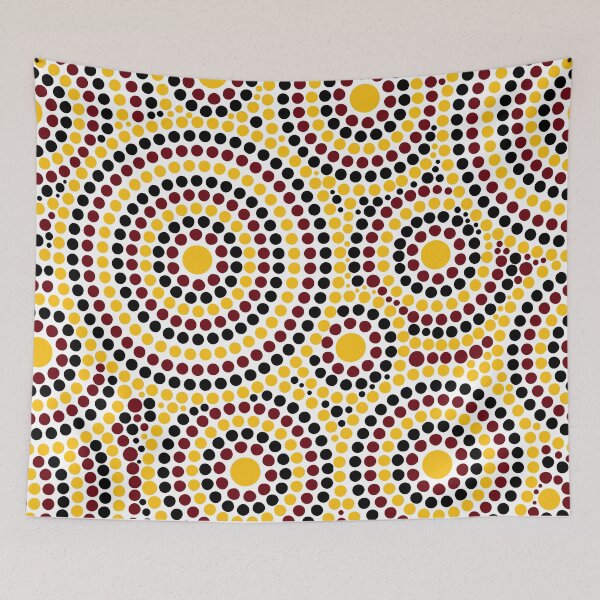 Item preview,  Australian Aboriginal Pattern Circular Bloom designed and sold by GroveDesigns.