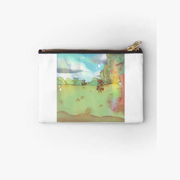 Item preview, a rose field surrounded by flowers and trees designed and sold by Jenny Romeril.