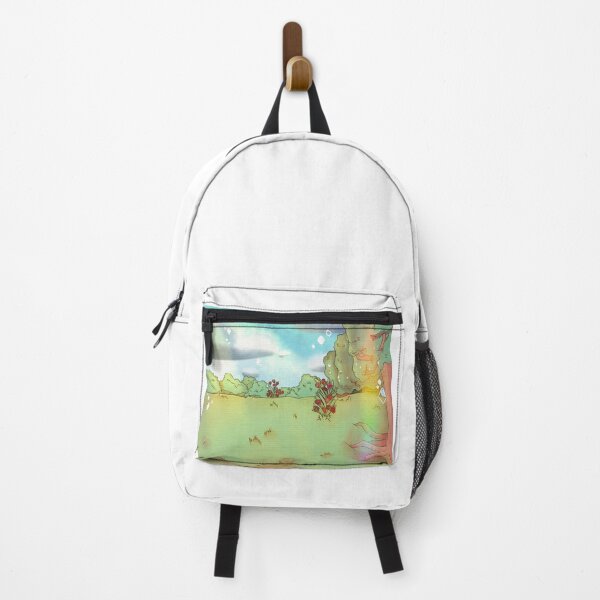 Item preview, a rose field surrounded by flowers and trees designed and sold by Jenny Romeril.