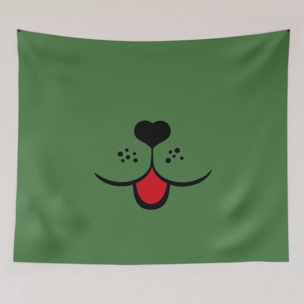 Item preview, Dog gift animal face cute dog with heart dog nose kids mask designed and sold by MadandMean.
