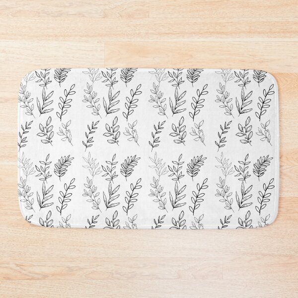 Item preview, Black and White Sprigs designed and sold by Enid Guinn.