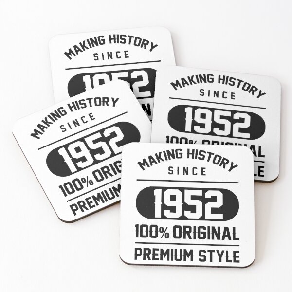 Item preview, Making history since 1952 - 68th Birthday Gift designed and sold by DiogoCalheiros.