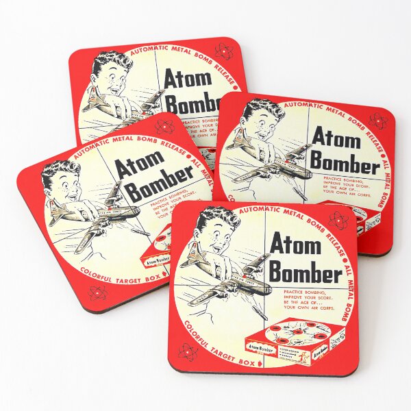 Item preview, ATOM BOMBER designed and sold by ThrowbackAds.