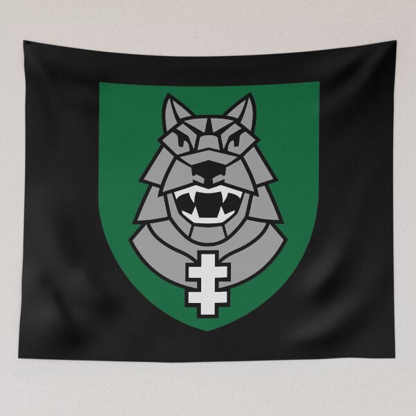 Item preview, Mechanized Infantry Brigade "Iron Wolf" - mechanizuotoji pėstininkų brigada "Geležinis Vilkas" (Lithuanian Army) designed and sold by wordwidesymbols.