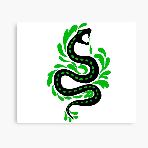 Acid Snake Canvas Print