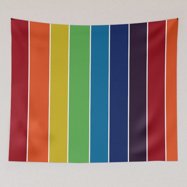 Item preview, colorful stripes - gay flag designed and sold by ZiphGames.