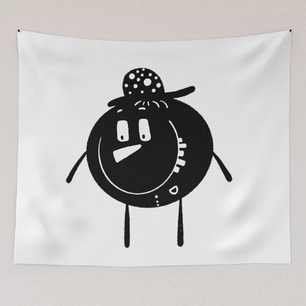 Item preview, Funny black and white creature nr10 designed and sold by KateCrafts.
