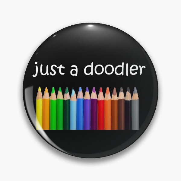 Item preview, Just a Doodler Colorful Pencil Design designed and sold by NancyMerkle.