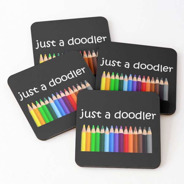 Item preview, Just a Doodler Colorful Pencil Design designed and sold by NancyMerkle.