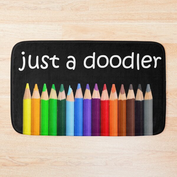 Item preview, Just a Doodler Colorful Pencil Design designed and sold by NancyMerkle.