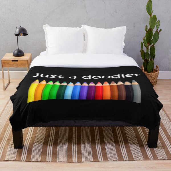 Item preview, Just a Doodler Colorful Pencil Design designed and sold by NancyMerkle.