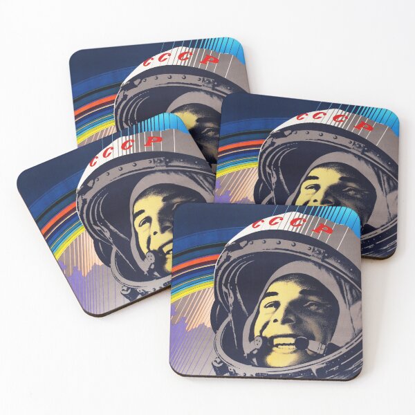 Item preview, COSMONAUT DAY YURI GAGARIN Vintage Soviet Space Program Wall Decor designed and sold by retroposters.
