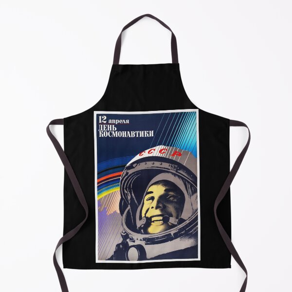 Item preview, COSMONAUT DAY YURI GAGARIN Vintage Soviet Space Program Wall Decor designed and sold by retroposters.