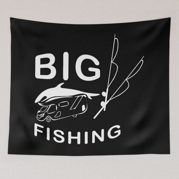 Item preview, Big fishing, fishing rods, travel trailer. designed and sold by Galina Kostyaeva.