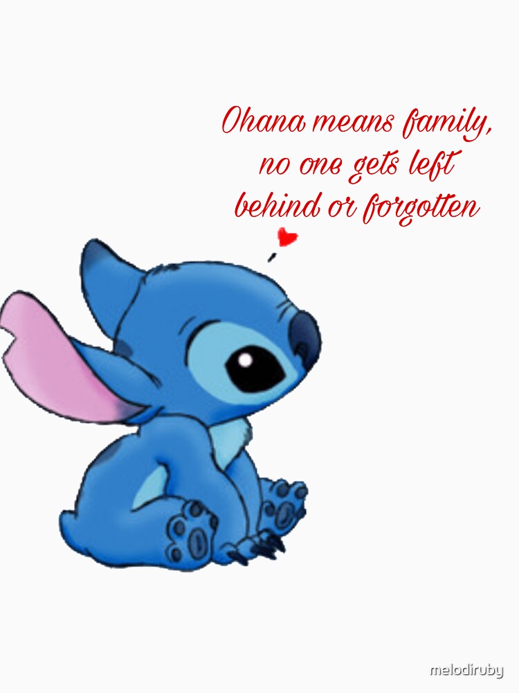 Sweat à capuche épais « Ohana veut dire famille », par melodiruby Redbubble