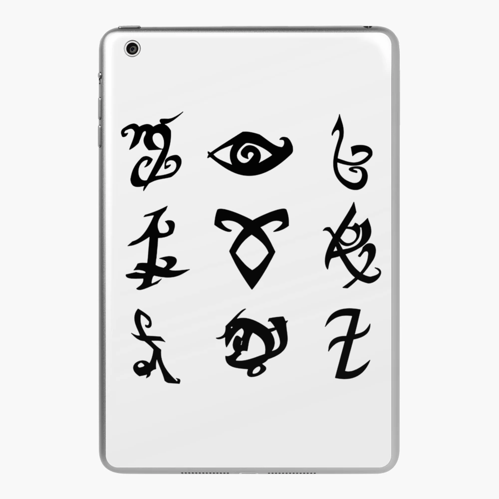 Shadowhunter Runes iPad Case & Skin for Sale by Prachis-Corner