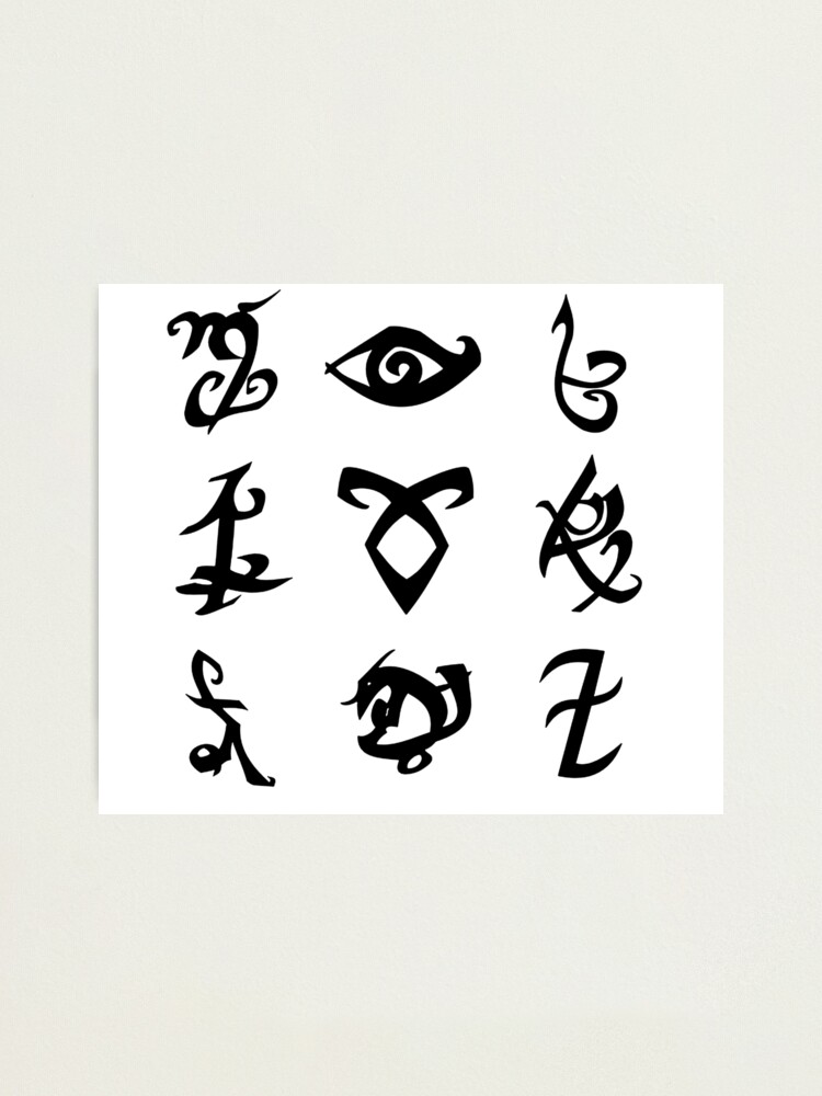 SHADOWHUNTERS All Runes, the Mortal Instruments Books Runes by