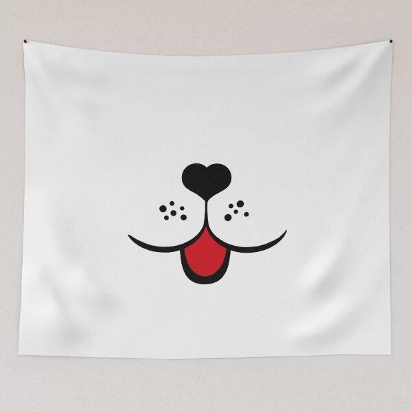 Item preview, Dog gift animal face with heart dog nose - cute dog designed and sold by MadandMean.