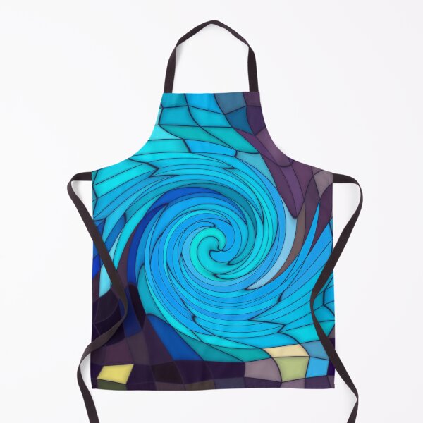 Item preview, Mosaic Pattern Blue Swirl designed and sold by cuprum.
