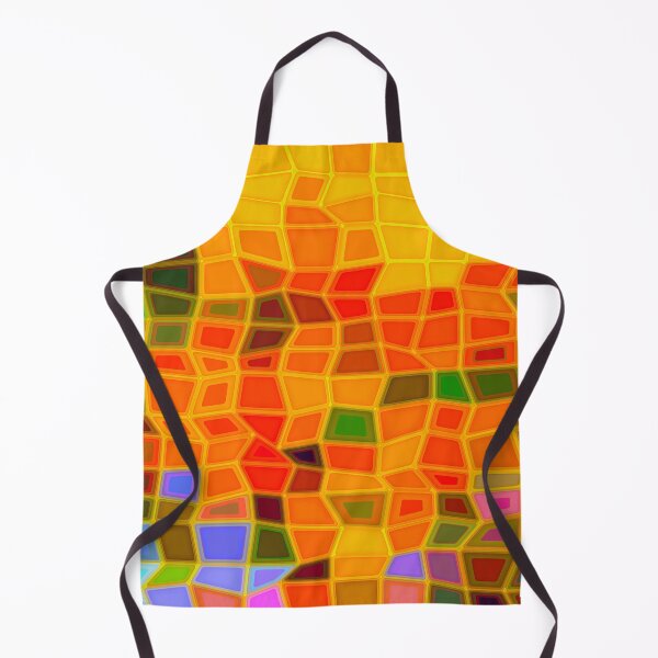 Item preview, Mosaic Pattern Orange Tulips designed and sold by cuprum.