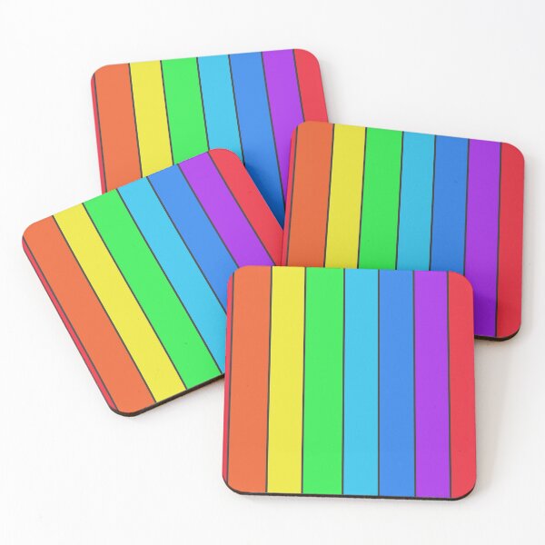 Item preview, colored stripes - gay flag designed and sold by ZiphGames.