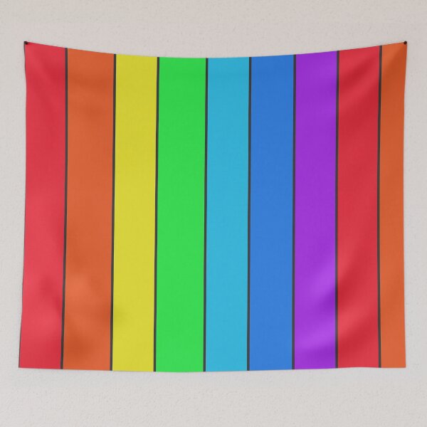 Item preview, colored stripes - gay flag designed and sold by ZiphGames.