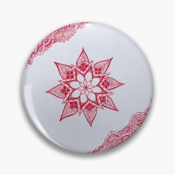 Item preview, Red Border Mandala designed and sold by MarisaGoncalves.