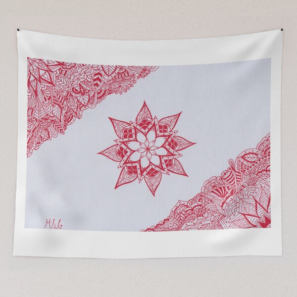 Item preview, Red Border Mandala designed and sold by MarisaGoncalves.