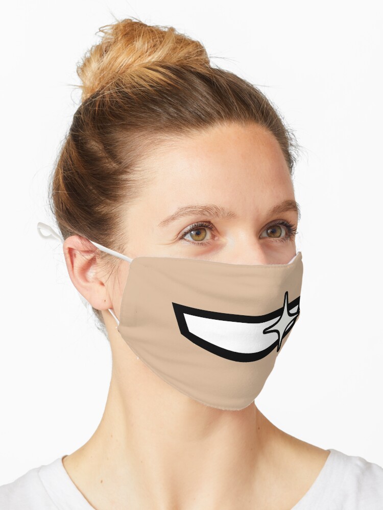 Roblox Smile Face Mask Mask By Rivenfalls Redbubble - roblox smiley face mask