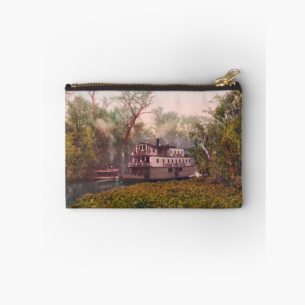 Item preview, Steamboat On The Ocklawaha - Florida - 1902 Photochrom designed and sold by warishellstore.