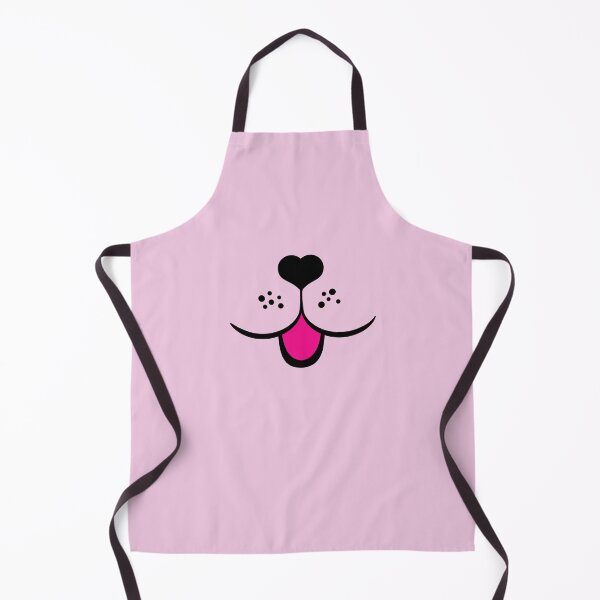 Item preview, cute dog with heart dog nose pink - dog gift designed and sold by MadandMean.