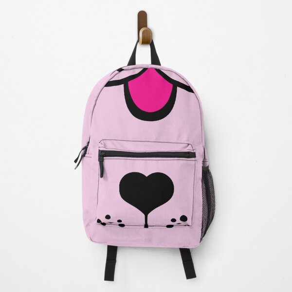 Item preview, cute dog with heart dog nose pink - dog gift designed and sold by MadandMean.