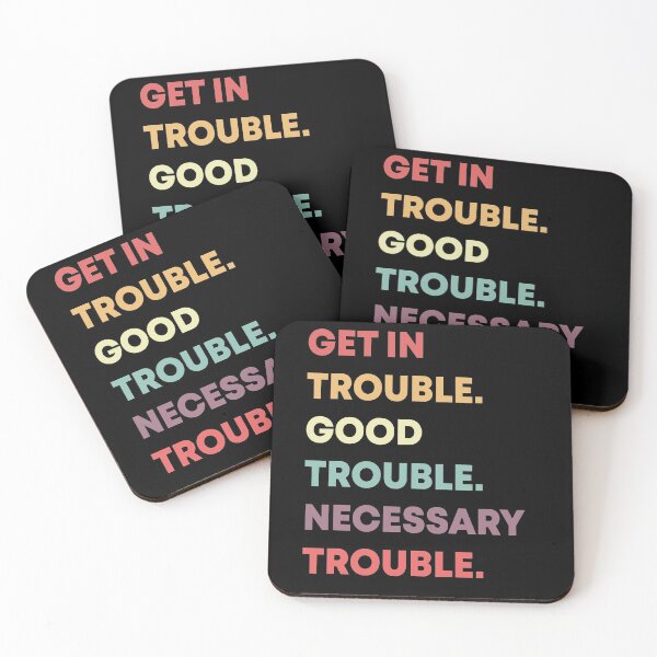 Item preview, get in trouble, good trouble, necessary trouble gift designed and sold by BAISSANE.