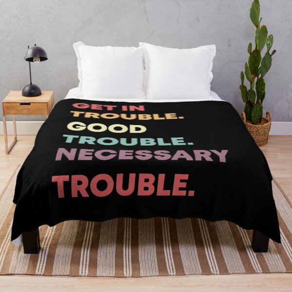 Item preview, get in trouble, good trouble, necessary trouble gift designed and sold by BAISSANE.