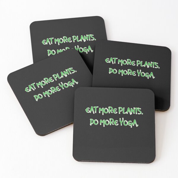 Item preview, EAT MORE PLANTS DO MORE YOGA designed and sold by firegalaxy.