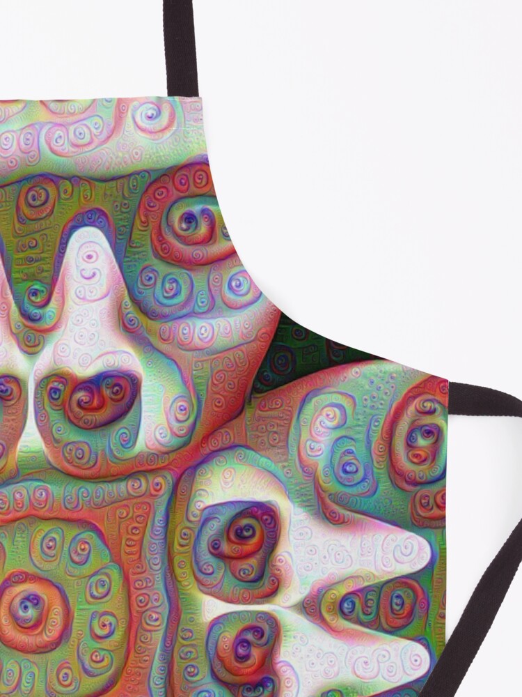 Alternate view of #DeepDream Masks Apron