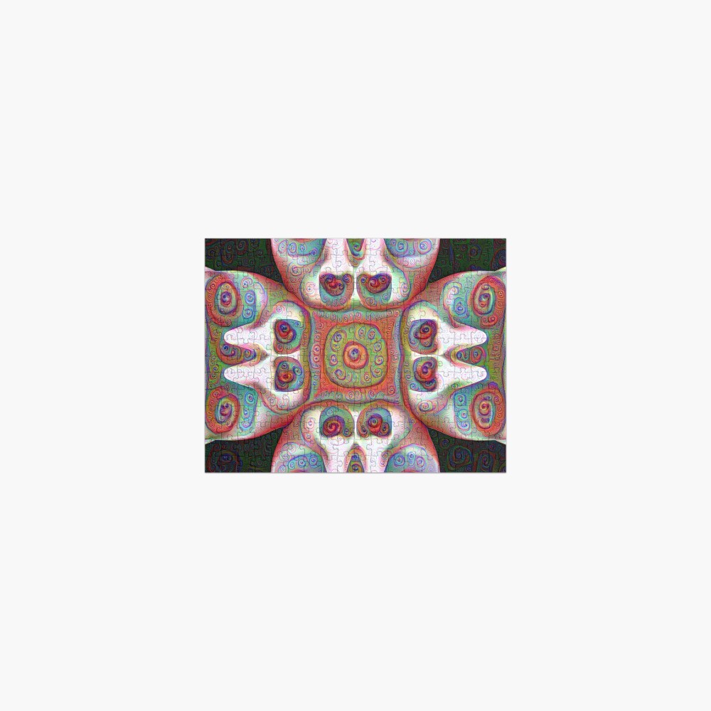 #DeepDream Masks Jigsaw Puzzle